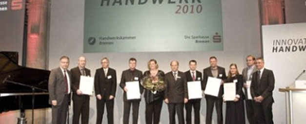 Auszeichnung  Innovatives Handwerk 2010 